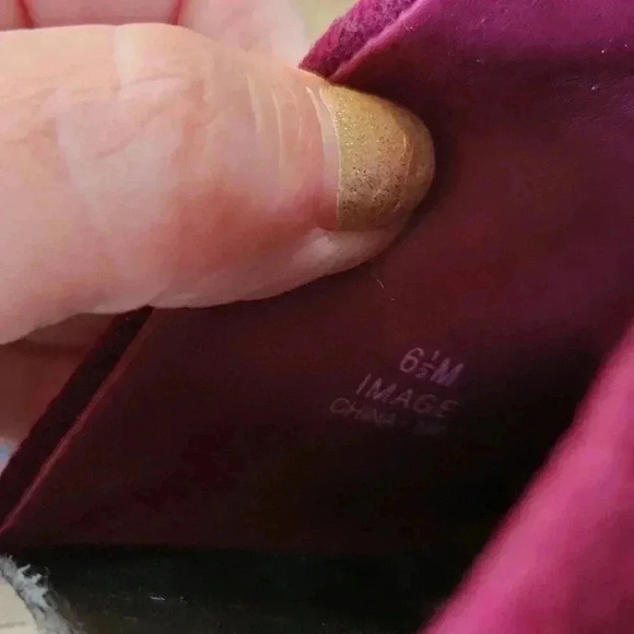 IMPO Embroidered Floral Wool Slides Heels BOHO sz 6.5 - Picture 10 of 12